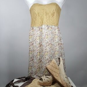 JUDITH MARCH STRAPLESS DRESS